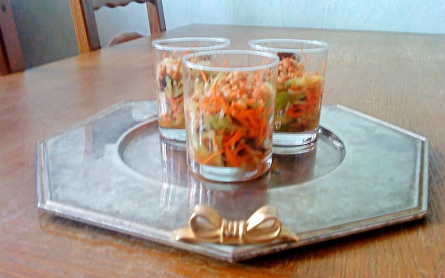 Verrine printanière