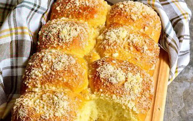 Streusel gourmand à la vanille