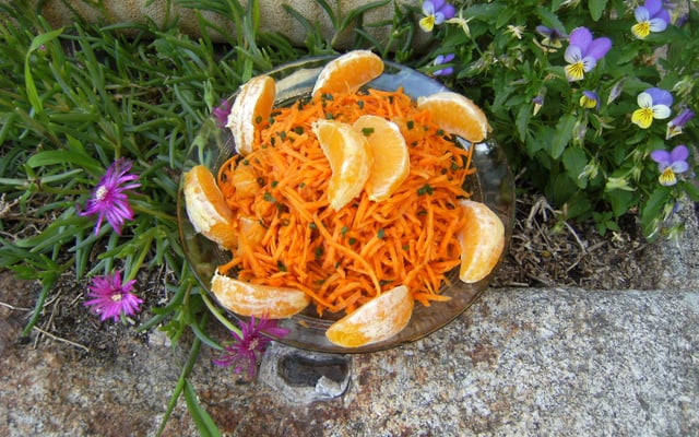Carottes à la douçeur d'orange