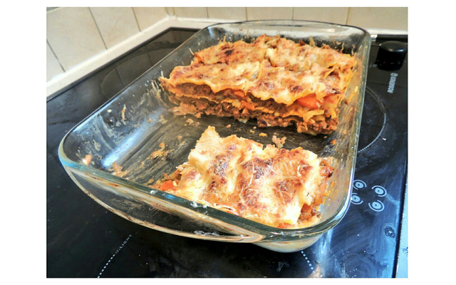 Lasagnes gourmandes à la bolognaise