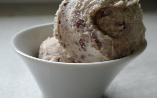 Glace à la banane façon straciatella