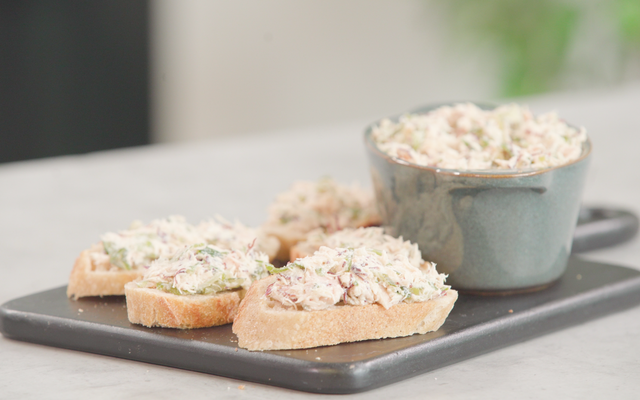 Rillettes de thon au fromage frais et aux algues
