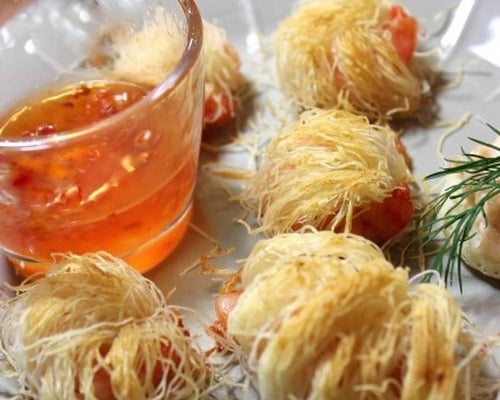 Petites crevettes croustillantes