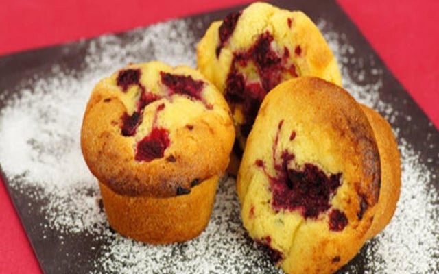 Muffins aux fraises faciles