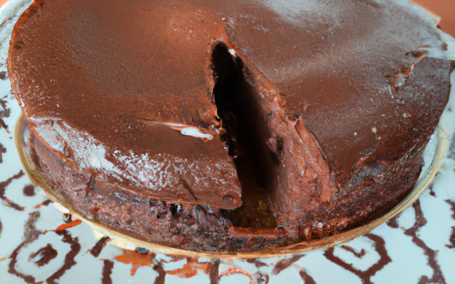 Gâteau tout chocolat facile