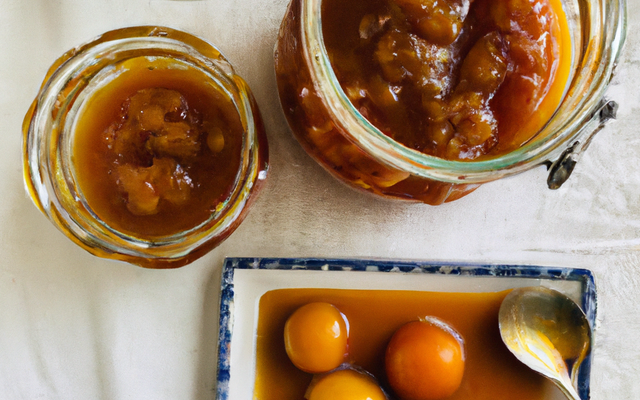 Confiture de mirabelles à la vanille