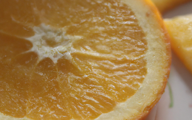 Fraîcheur à l'orange