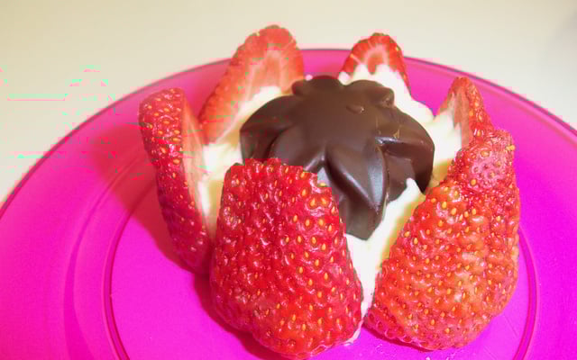 Tartelette bretonne et sa marguerite crémeuse