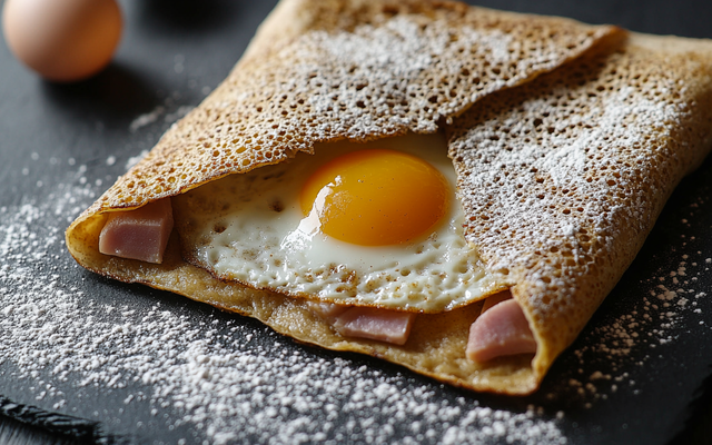 Galettes complètes au jambon