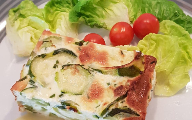 Flan de courgettes