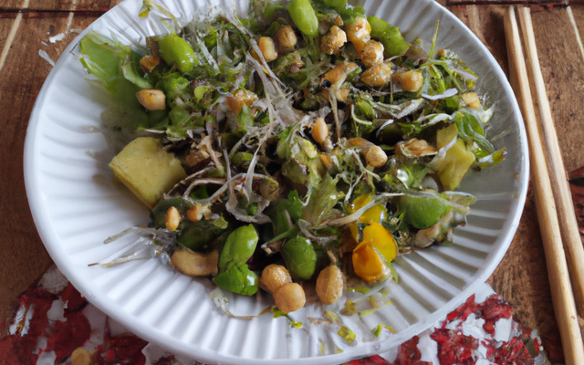 Salade de germes de soja facile