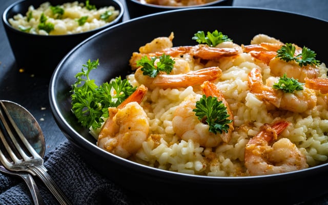 Risotto aux crevettes au thermomix
