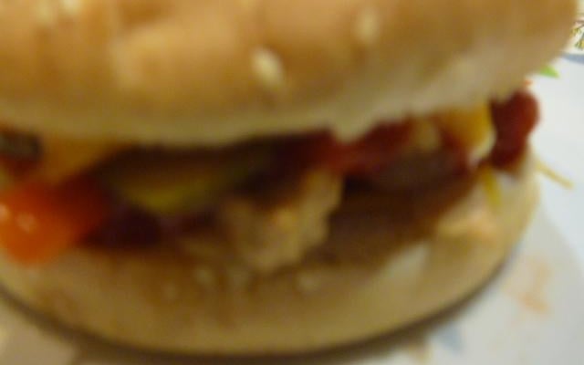 Hamburger au soja ou végétarien