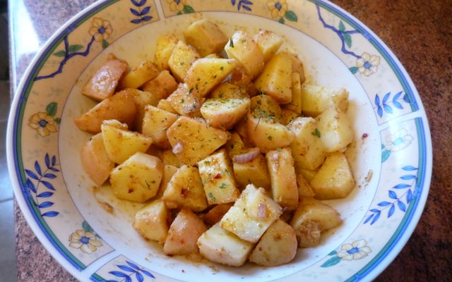 Salade de pomme de terre au cumin