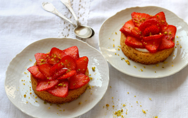 Tartelettes à la fraise façon sablé breton