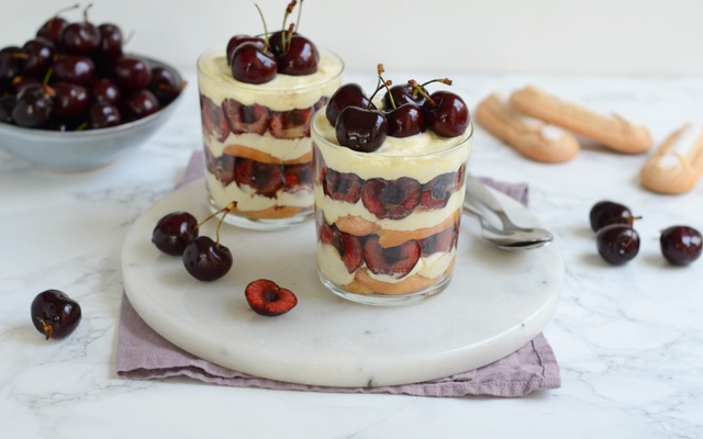Tiramisu aux cerises