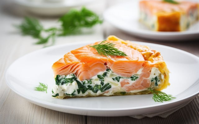 Tatin aux deux saumons