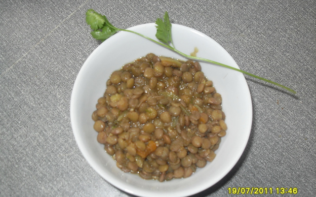 Lentilles à ma façon