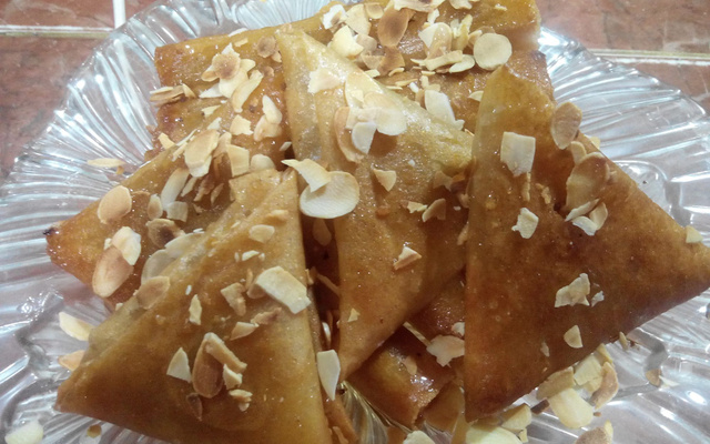 Samsa dyoul ou brick sucrée