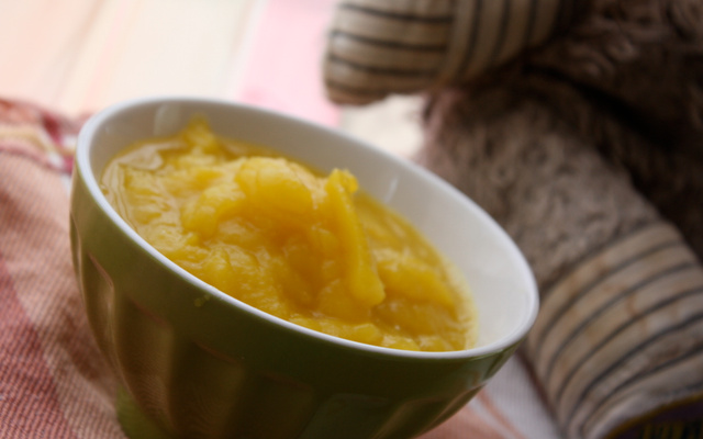 Purée jaune (aux poivrons jaunes) (Sans gluten/sans lait/sans œufs/sans arachide) [6-12mois]