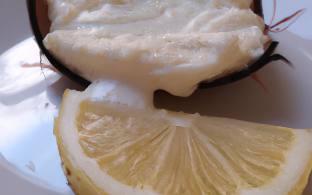 Crème de coco de Paimpol citronnée, darne de lisette grillée à la sarriette