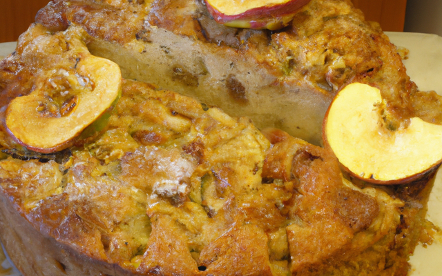 Gâteau aux pommes de terre et aux noix