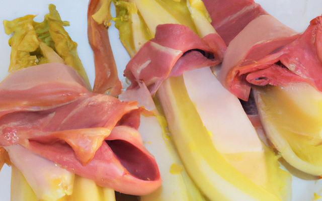 Emincé d'endives au jambon