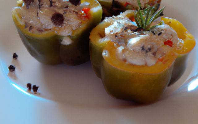 Poivrons farcis à la brandade de morue