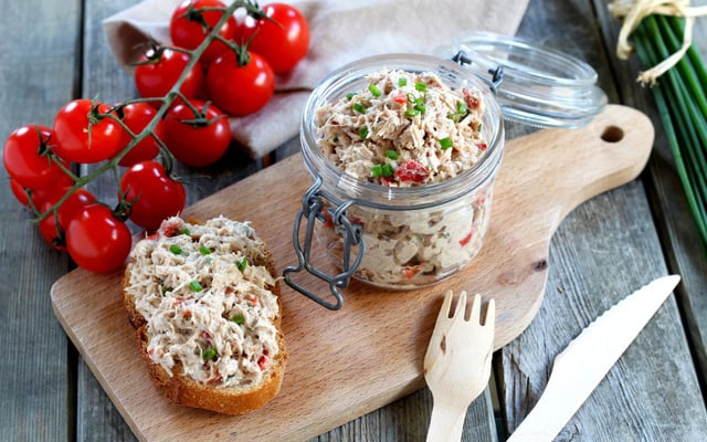 Rillettes de thon au fromage frais