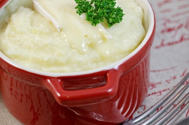 Purée de pommes de terre au camembert Cœur de lion