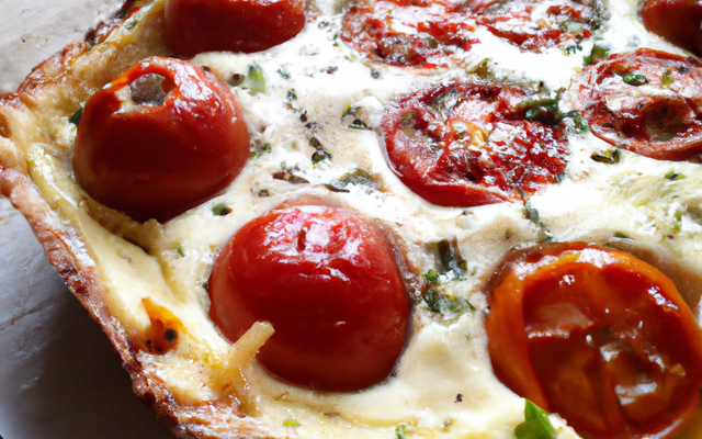 Quiche chèvre et tomate