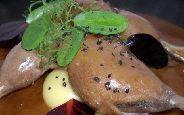 Fricassée de canard aux langoustines