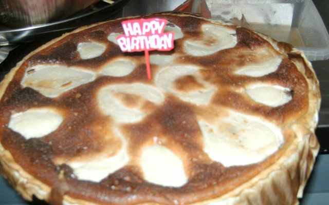 Tarte poire chocolat maison