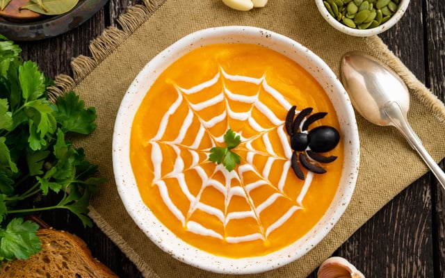 Soupe à la citrouille Halloween