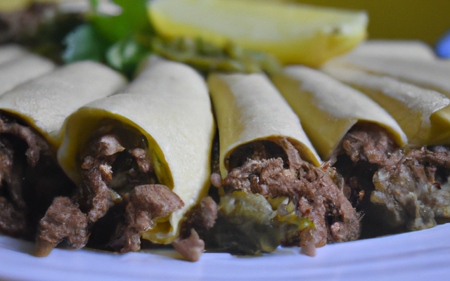 Cigare brique marocaine à la viande hachée
