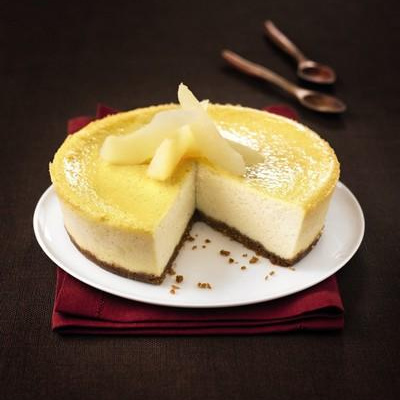 Cheese cake à la poire