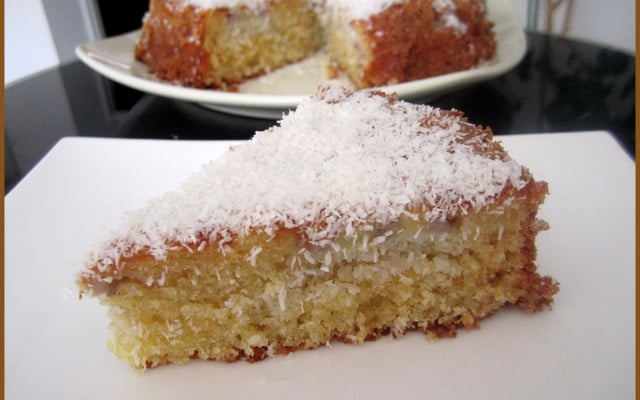 Gâteau banane-coco
