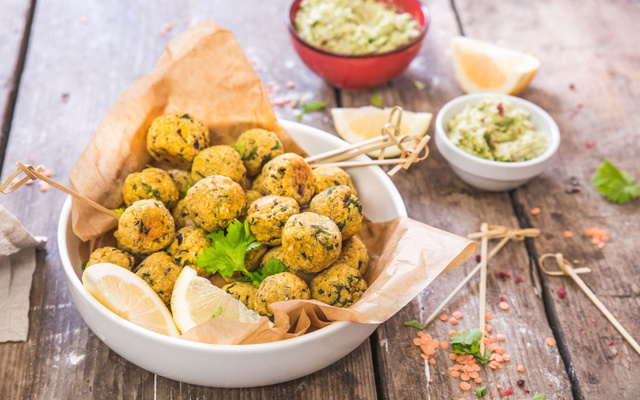 Croquettes de lentilles corail