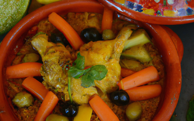 Tajine de poulet minute