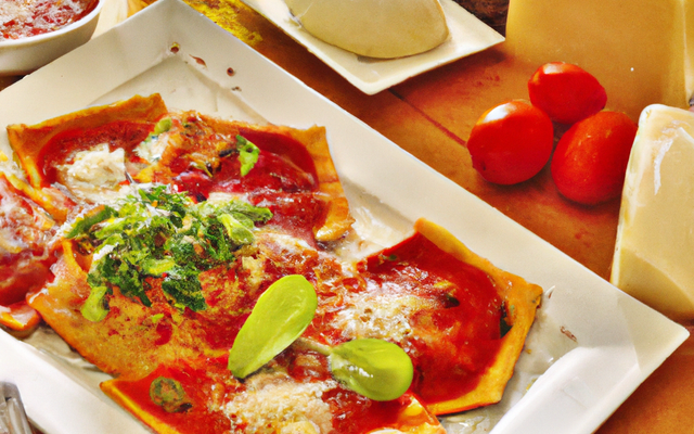 Pizza aux ravioles traditionnelle