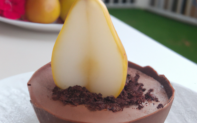 Mousse légère chocolat poire