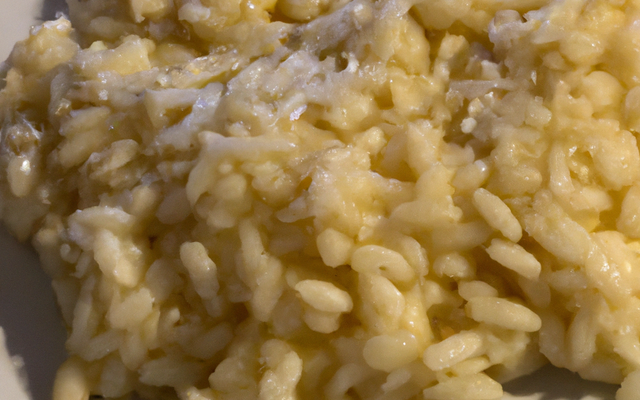 Risotto à l'ail maison