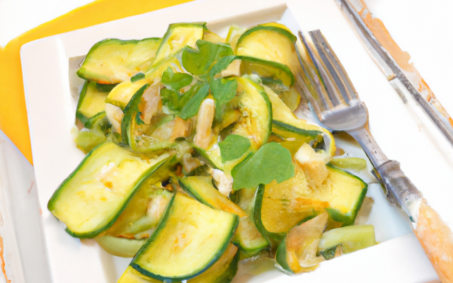 Salade de courgettes facile