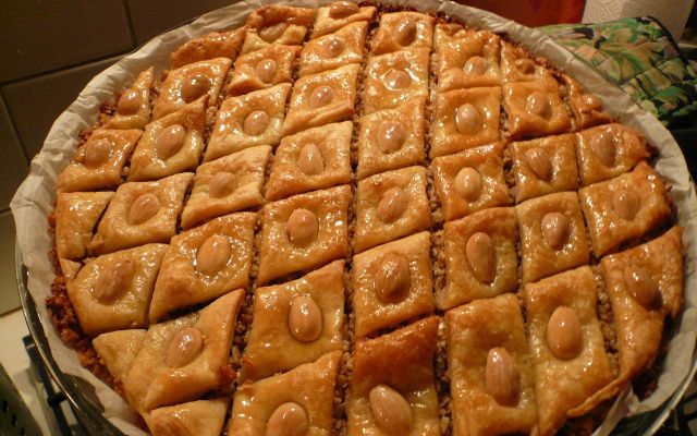 Bakhlavas revisités à la pâte feuilletée