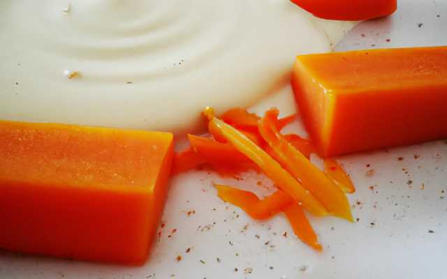 Soupe de carottes, papates douces et lait de Coco