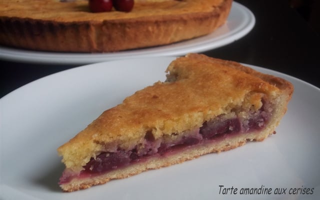 Tarte amandine aux cerises