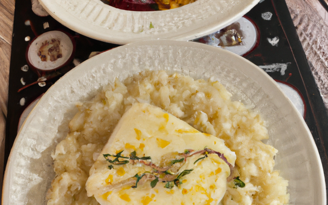 Palourde et risotto au camembert