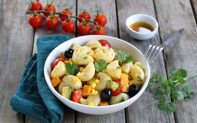 Salade de pâtes façon tacos