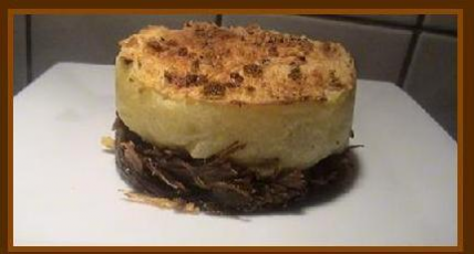 Parmentier de canard aux cèpes de Bordeaux