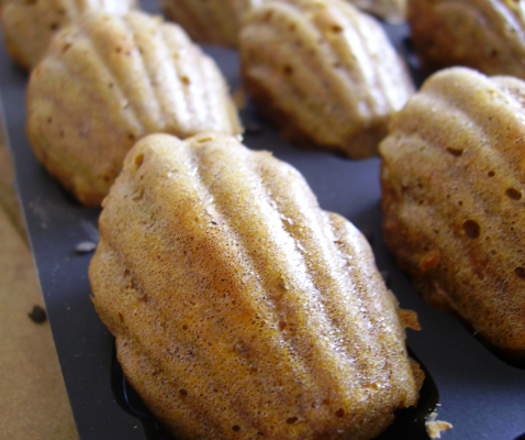 Madeleines nuagées au potiron
